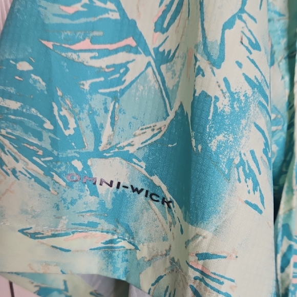 Columbia Men's Big & Tall Utilizer Print Short Sleeve Button Down Shirt XXL - Picture 3 of 11